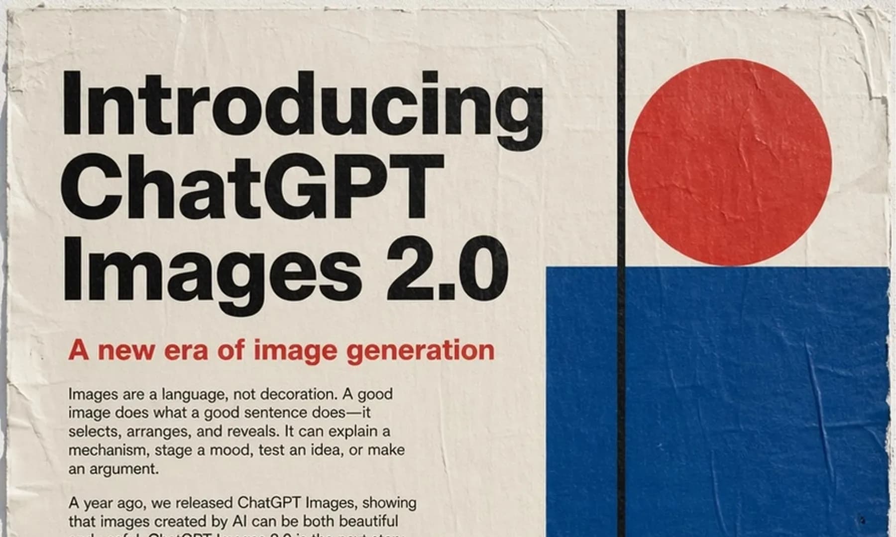 ChatGPT Images 2.0 launch banner