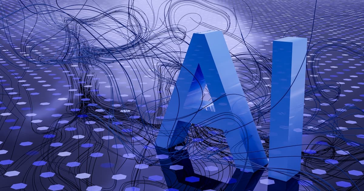 Abstract dark terminal visual representing sandboxed AI agent execution