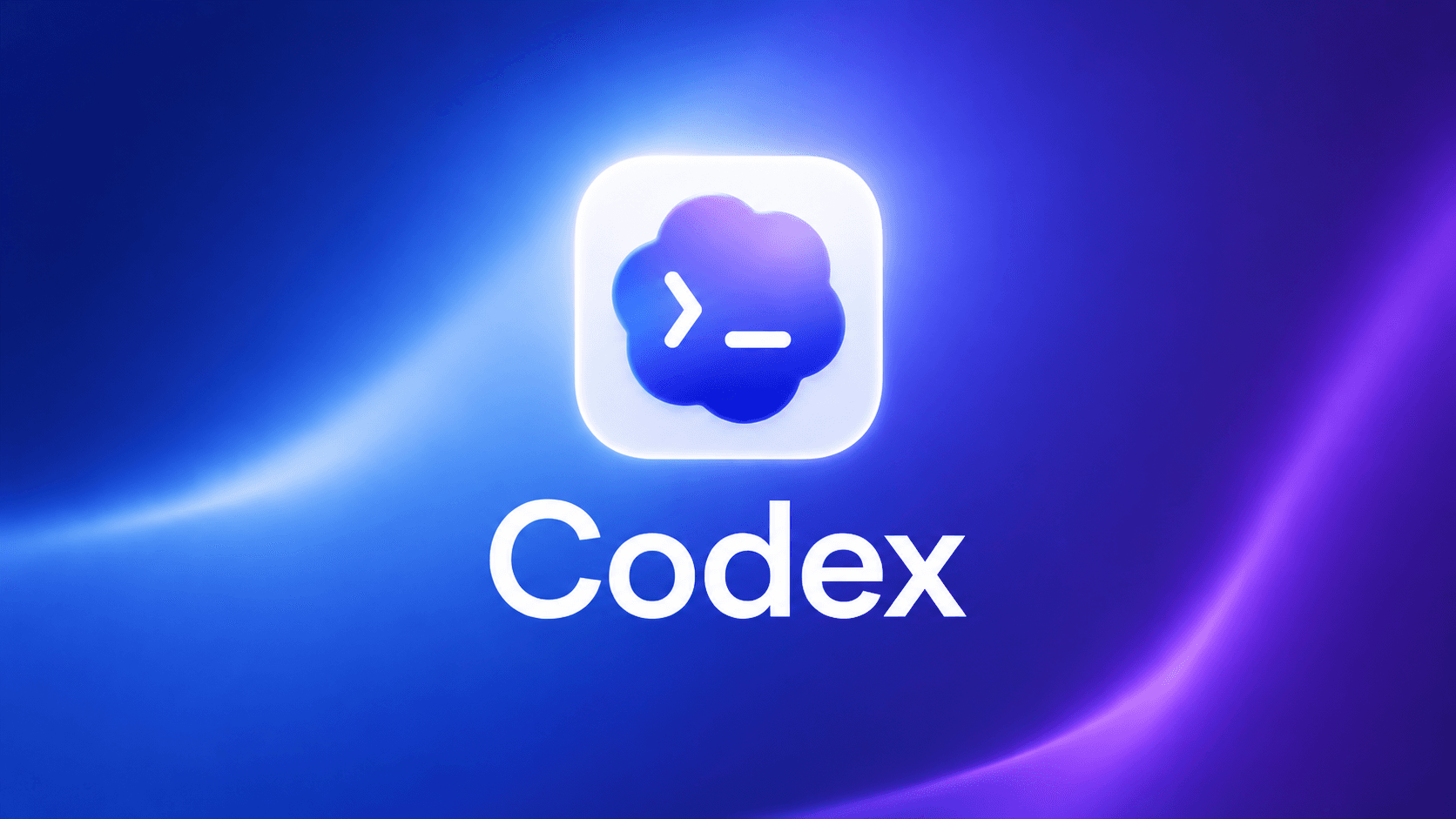Codex logo and the word Codex on a blue and purple background