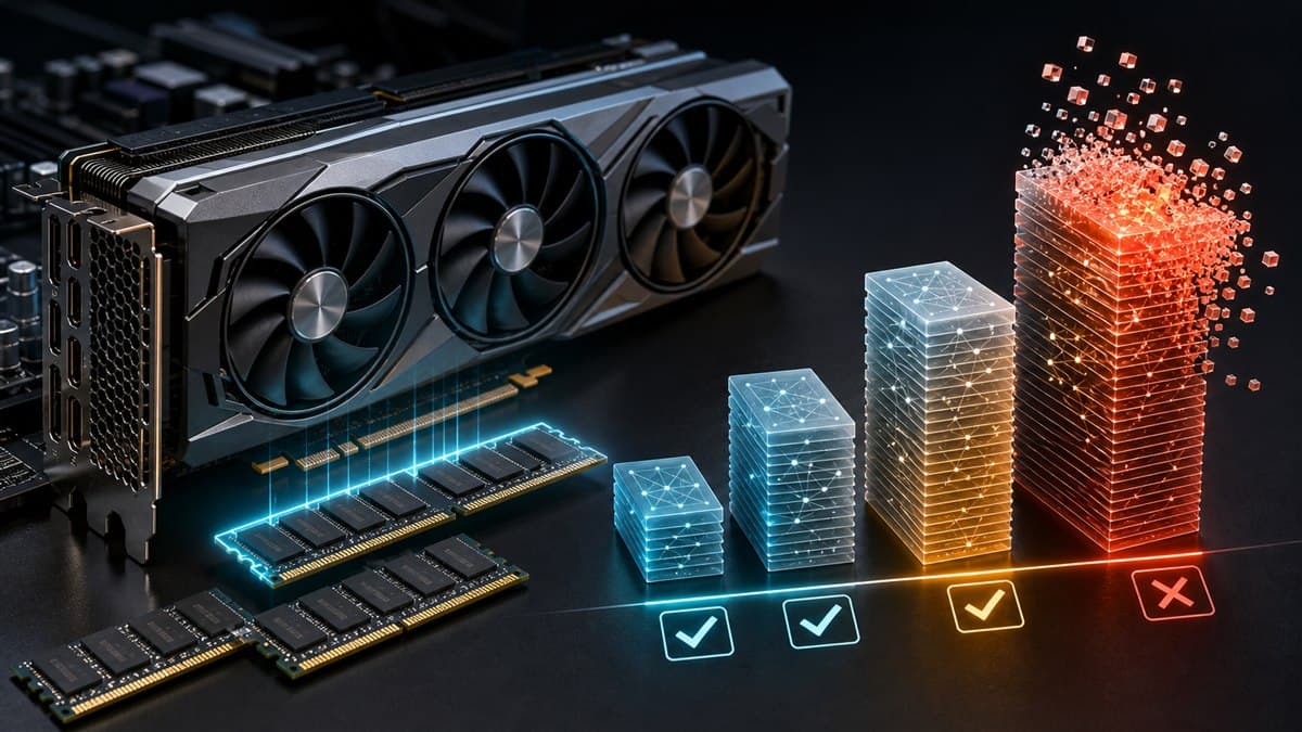 Graphics card and AI models with different memory requirements